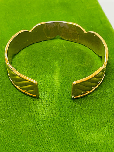 Gold and Black Cuff and Hoops Set Devil's Details